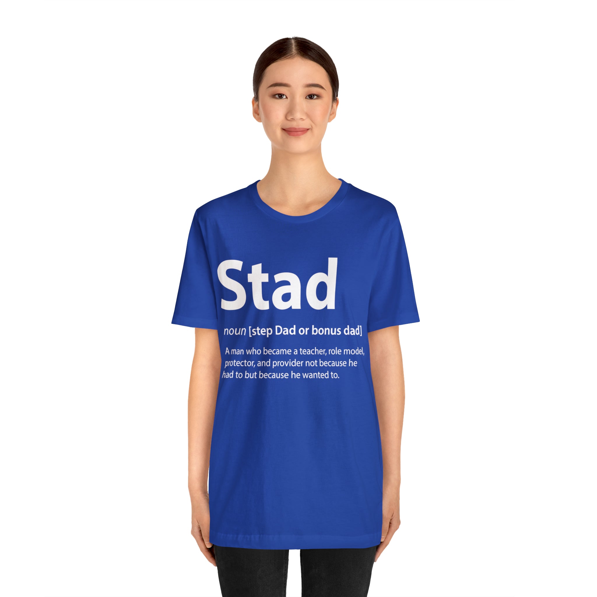 Fathers Day Gift Step Dad Unisex Softstyle T-Shirt Stad Step definition