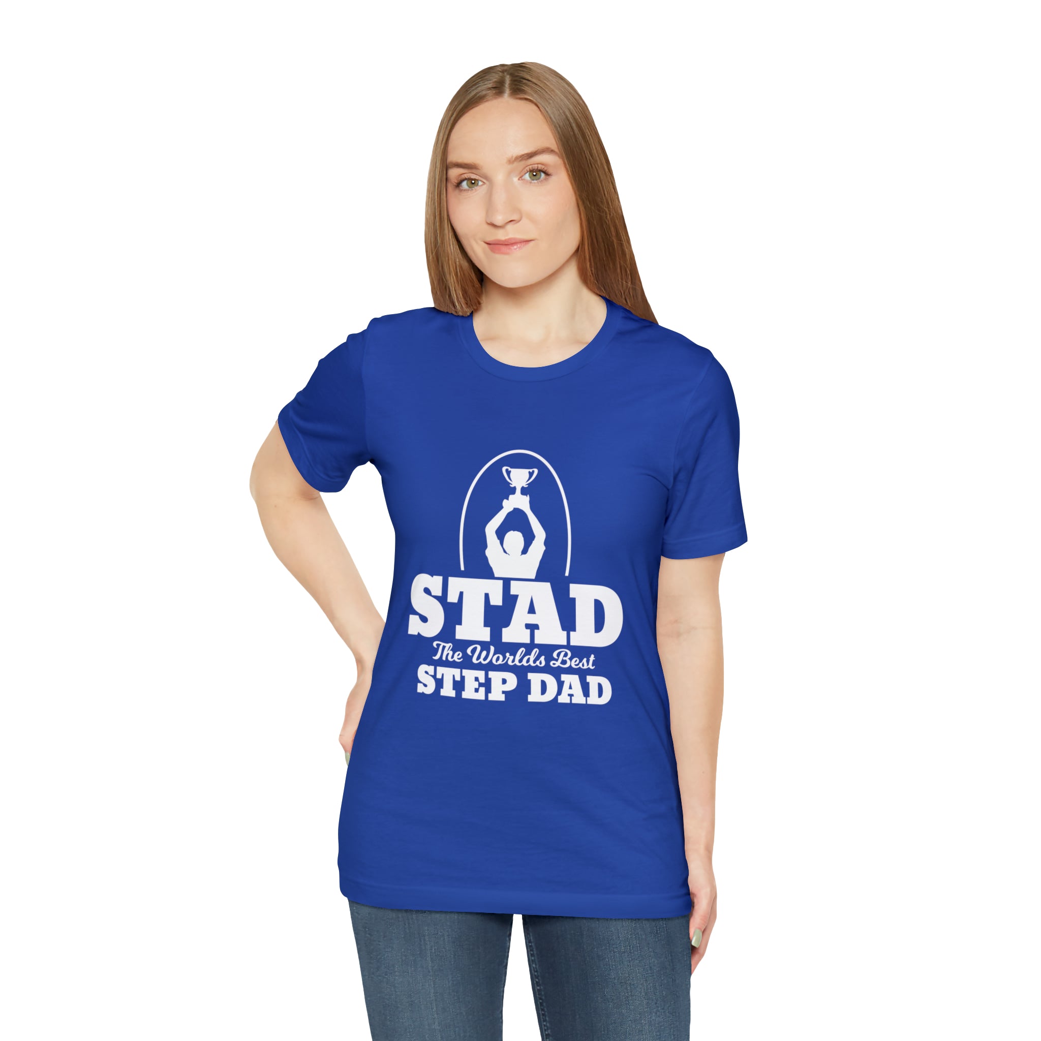 Fathers Day Gift Step Dad Unisex Softstyle T-Shirt Stad Worlds Best Step Dad
