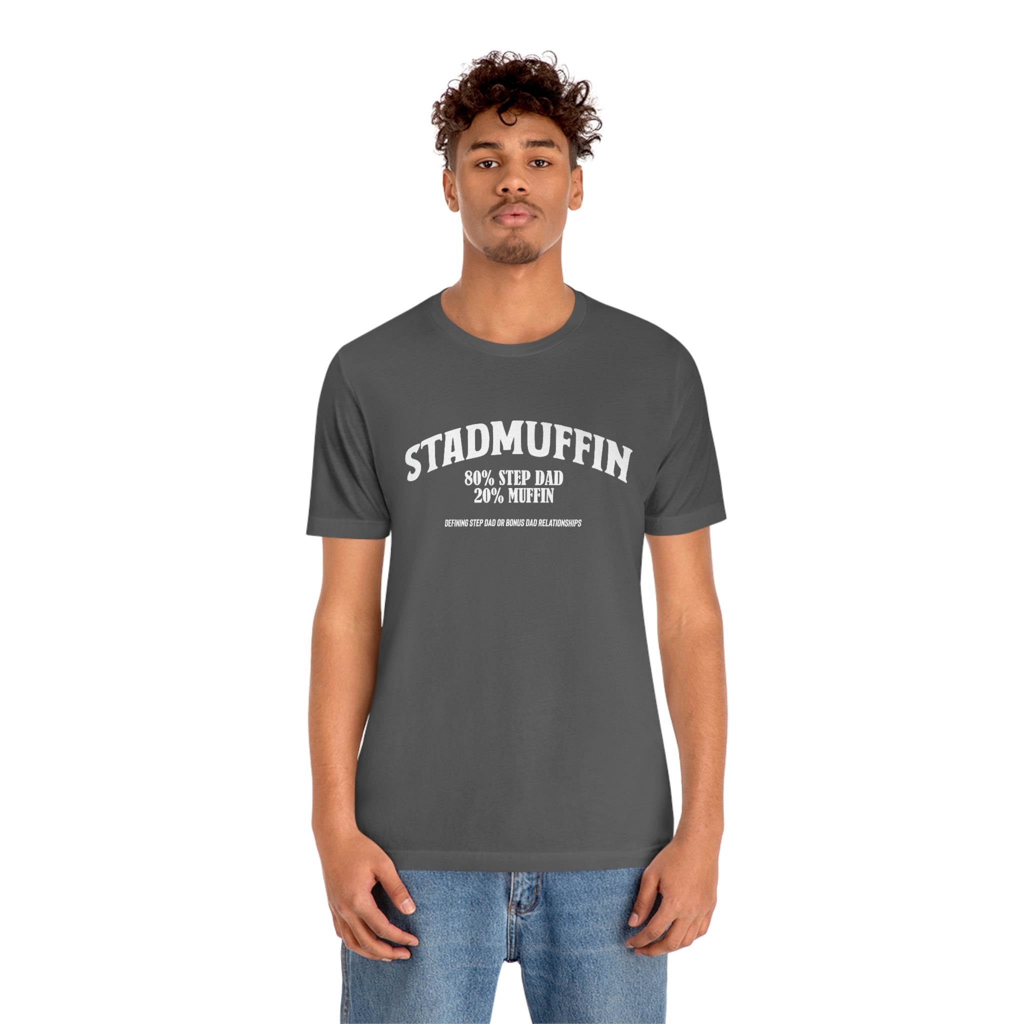 Fathers Day Gift Step Dad Unisex Softstyle T-Shirt Stad Muffin Step Dad