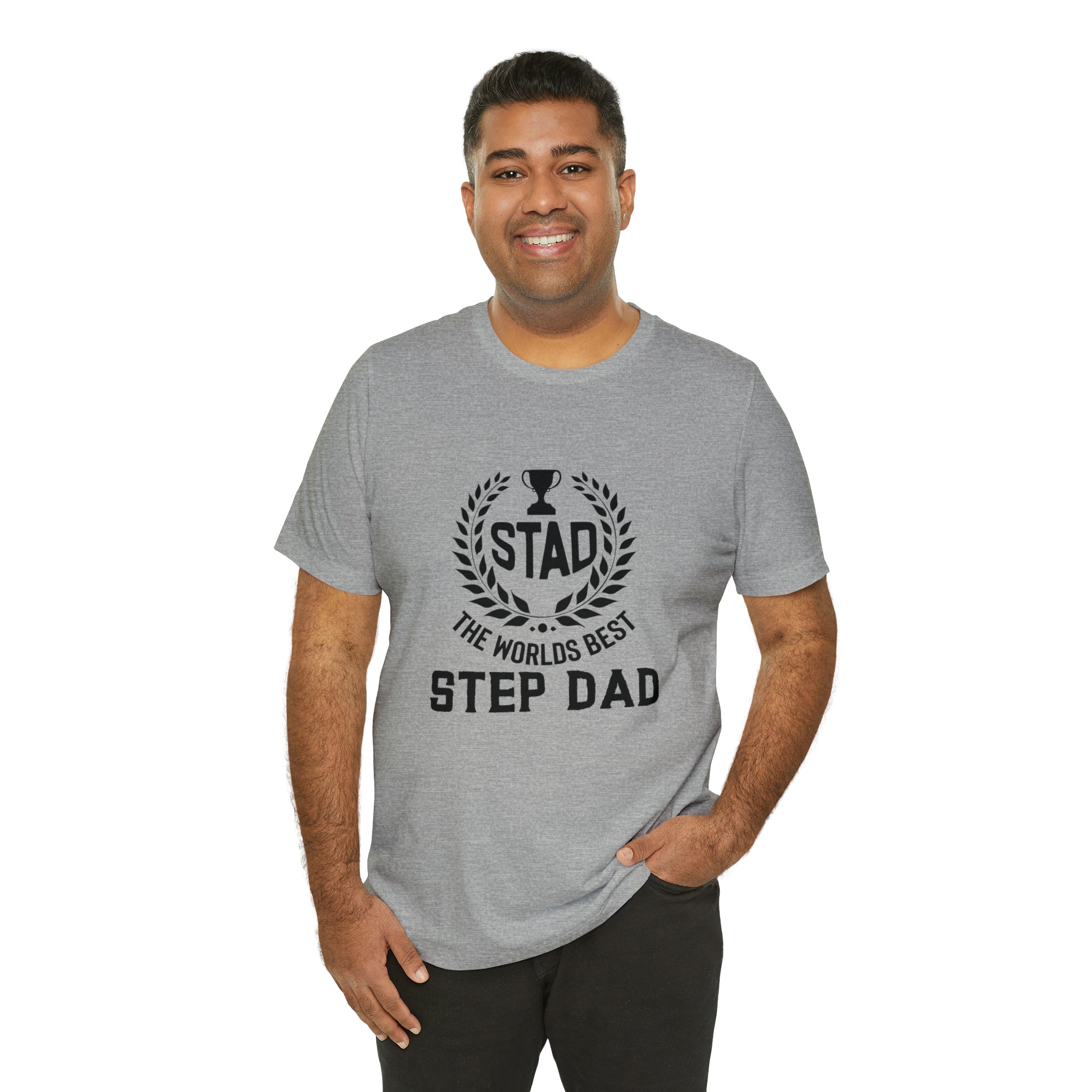 Fathers Day Gift Step Dad Unisex Softstyle T-Shirt Stad Worlds Best Step Dad