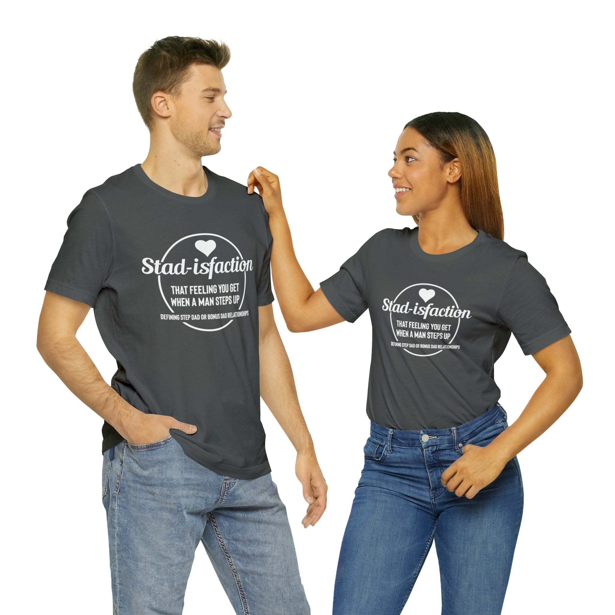 Fathers Day Gift Step Dad Unisex Softstyle T-Shirt Stad-isfaction Step Dad