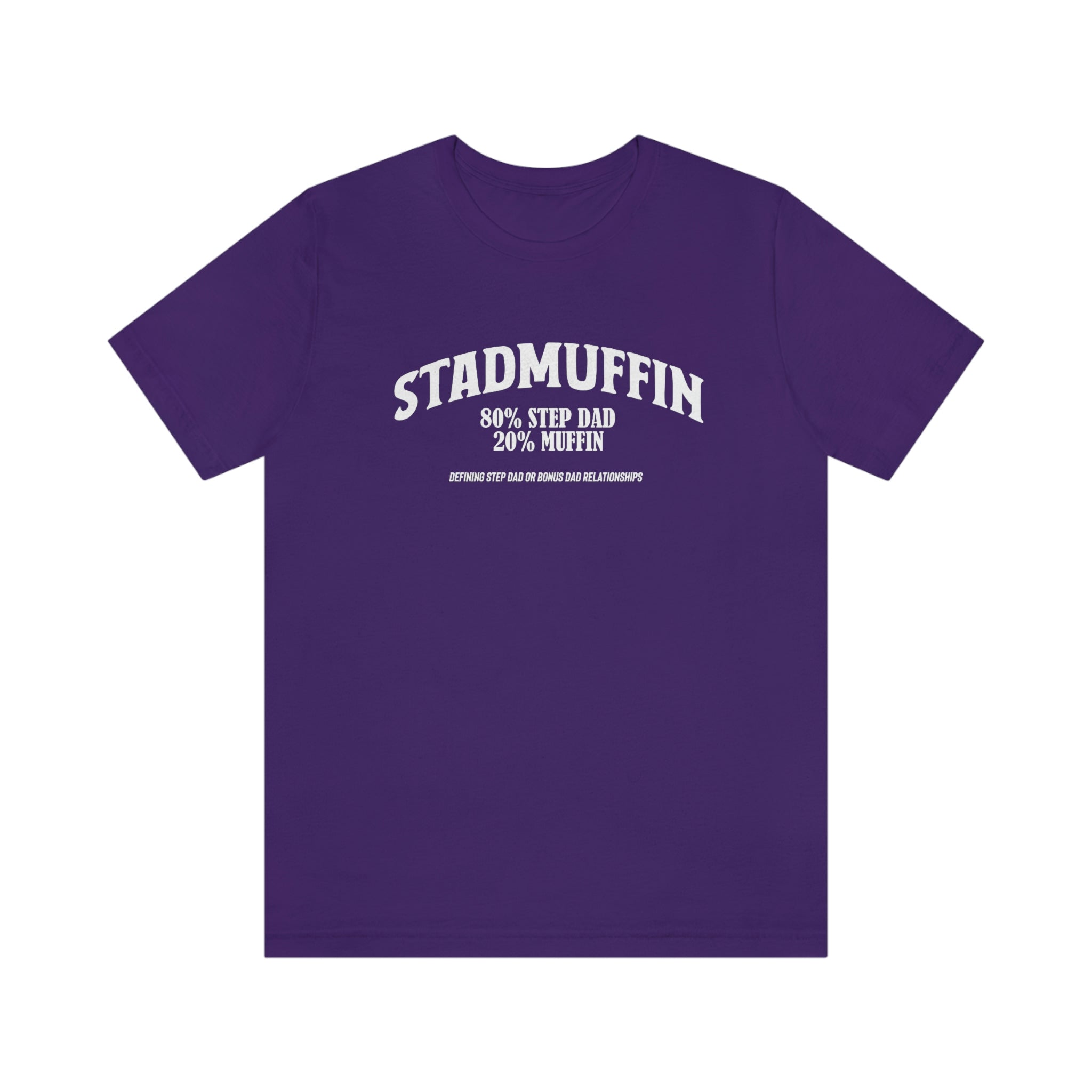 Fathers Day Gift Step Dad Unisex Softstyle T-Shirt Stad Muffin Step Dad