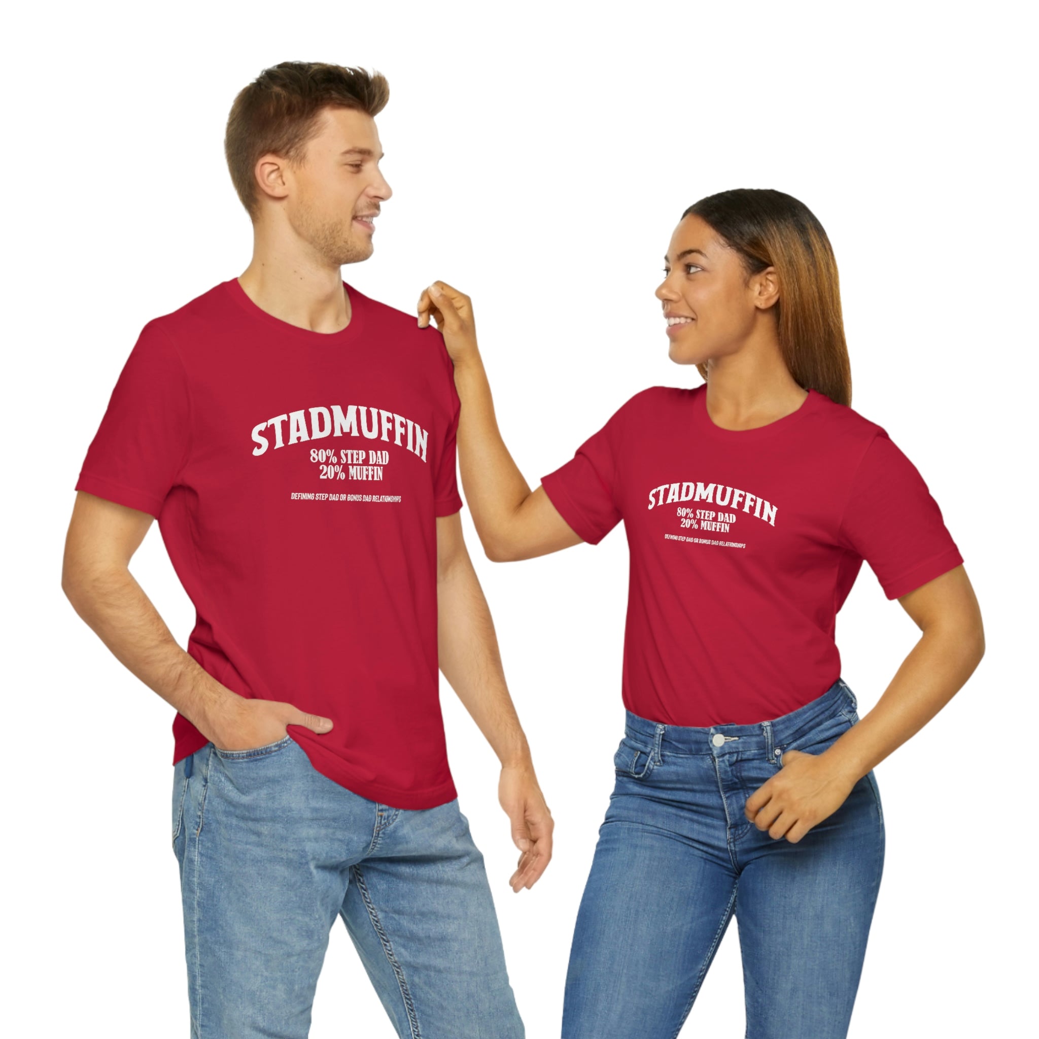 Fathers Day Gift Step Dad Unisex Softstyle T-Shirt Stad Muffin Step Dad