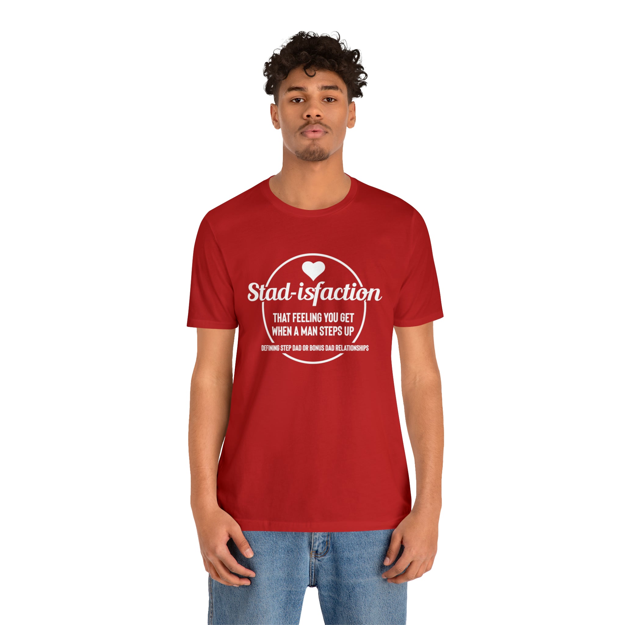 Fathers Day Gift Step Dad Unisex Softstyle T-Shirt Stad-isfaction Step Dad