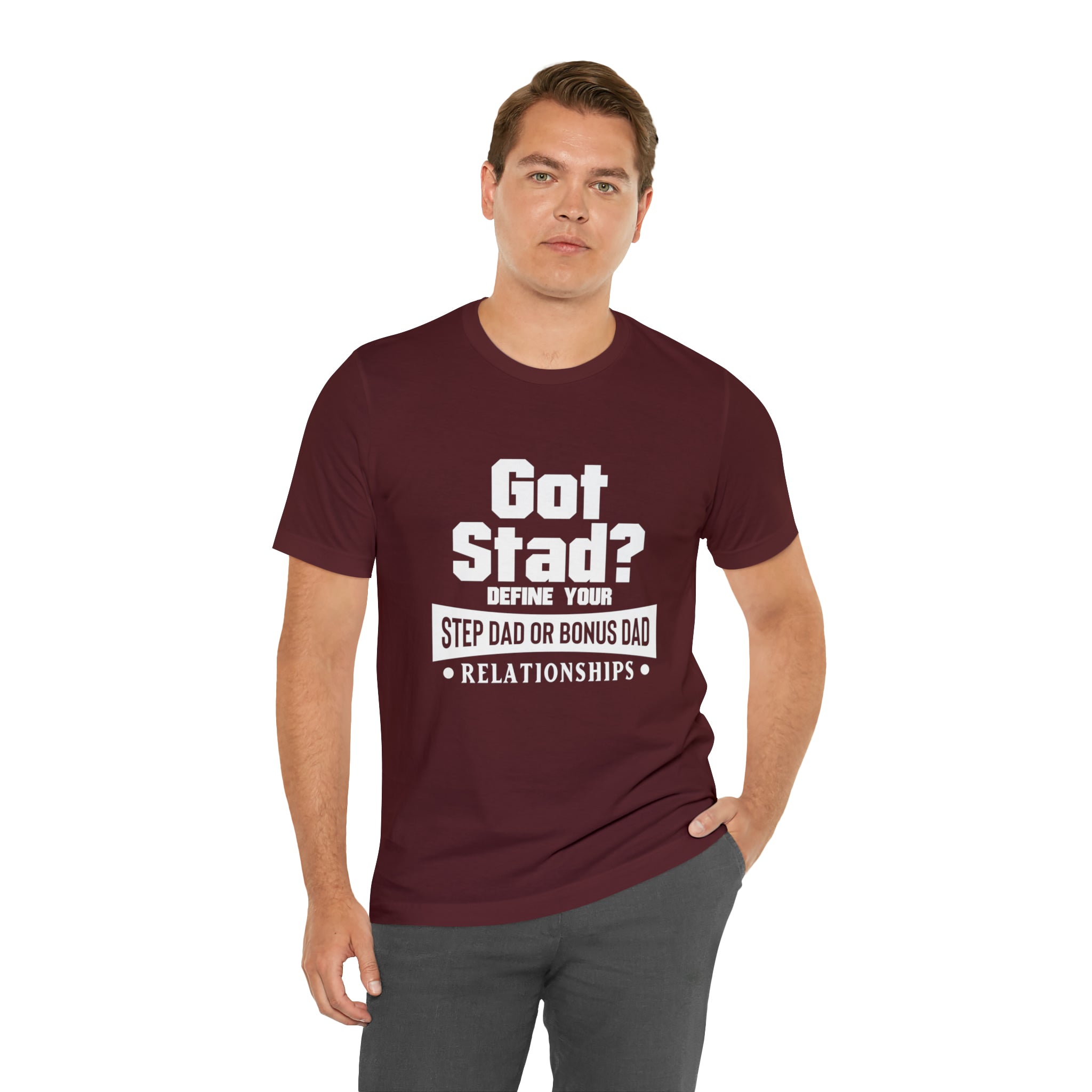 Fathers Day Gift Step Dad Unisex Softstyle T-Shirt Got Stad? Step Dad