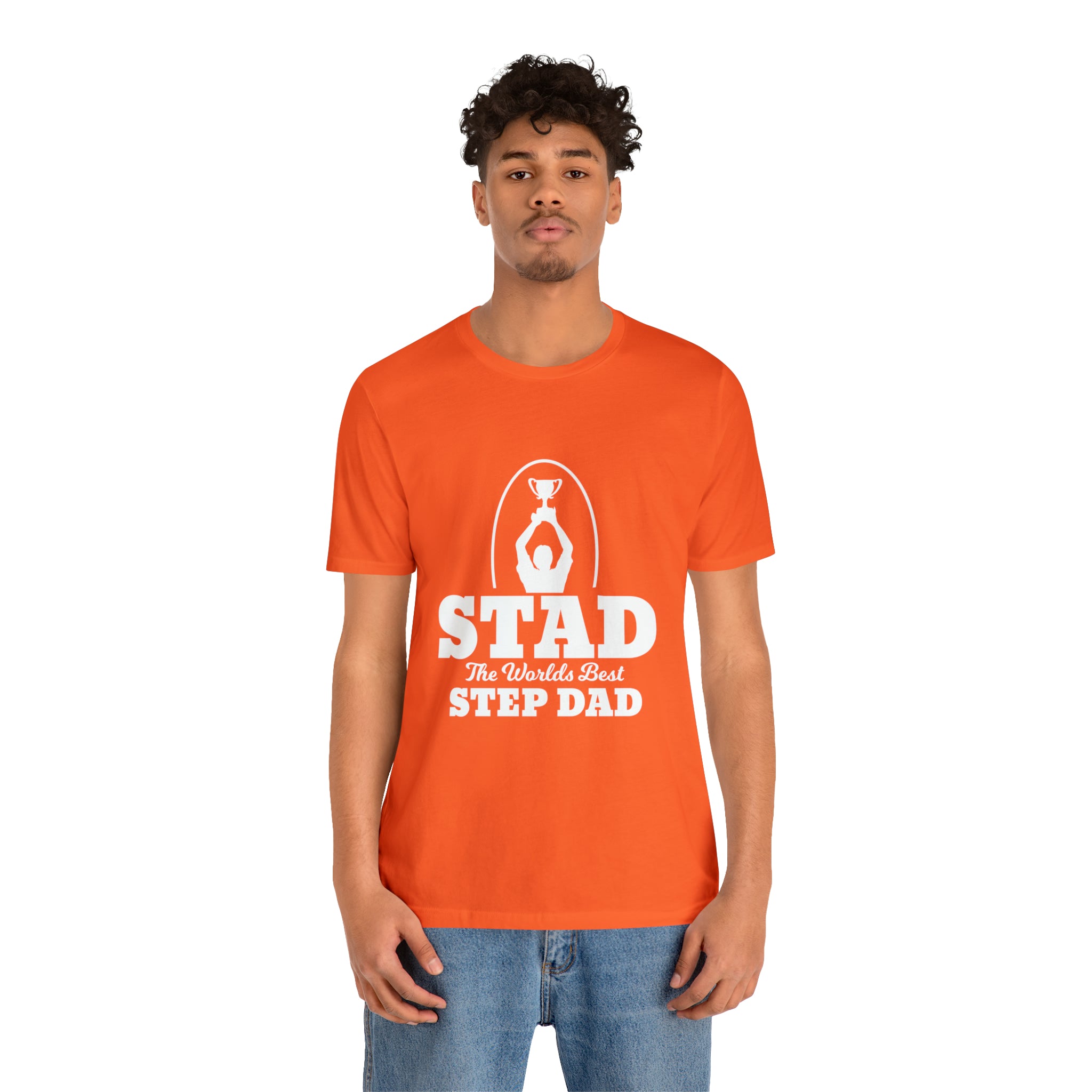 Fathers Day Gift Step Dad Unisex Softstyle T-Shirt Stad Worlds Best Step Dad