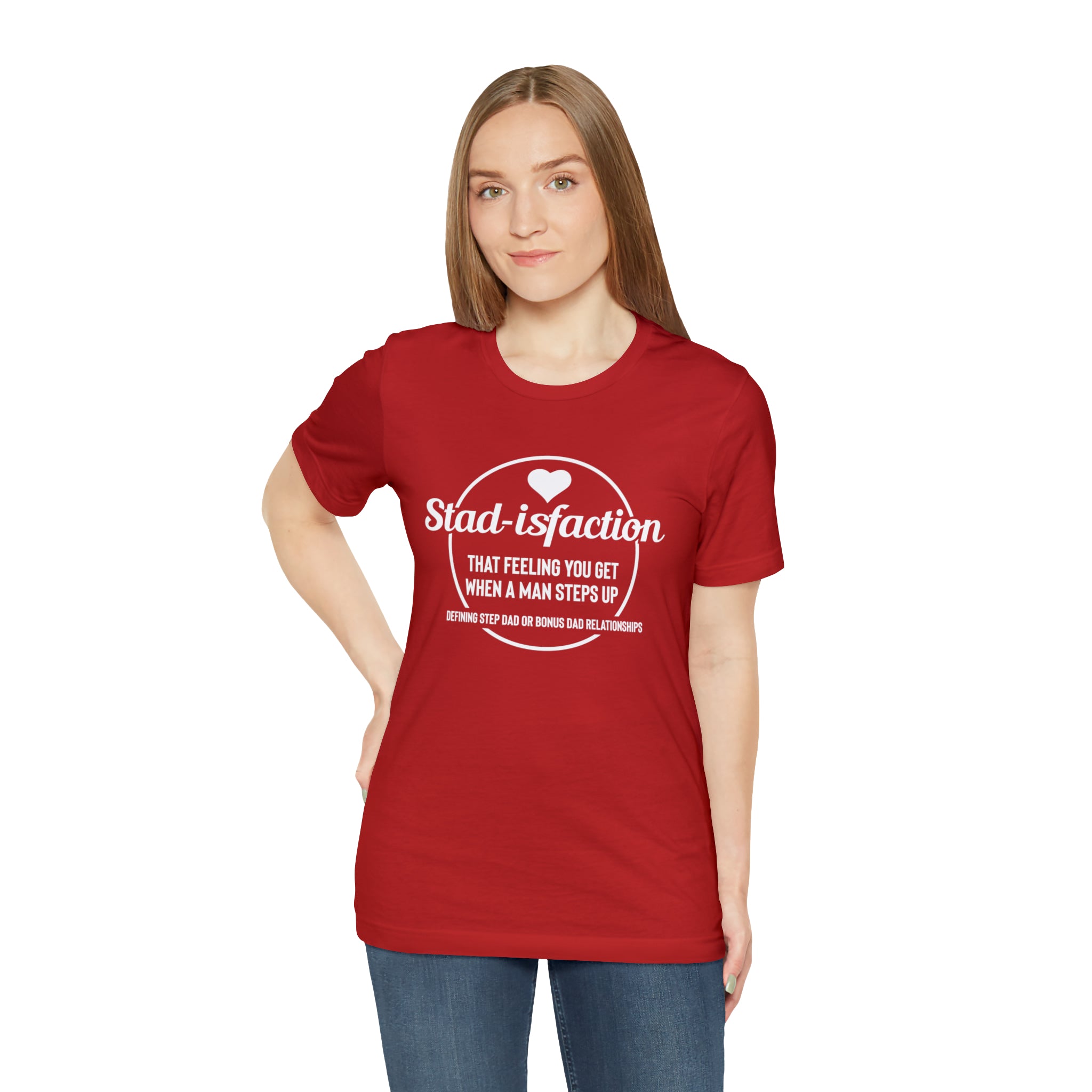 Fathers Day Gift Step Dad Unisex Softstyle T-Shirt Stad-isfaction Step Dad