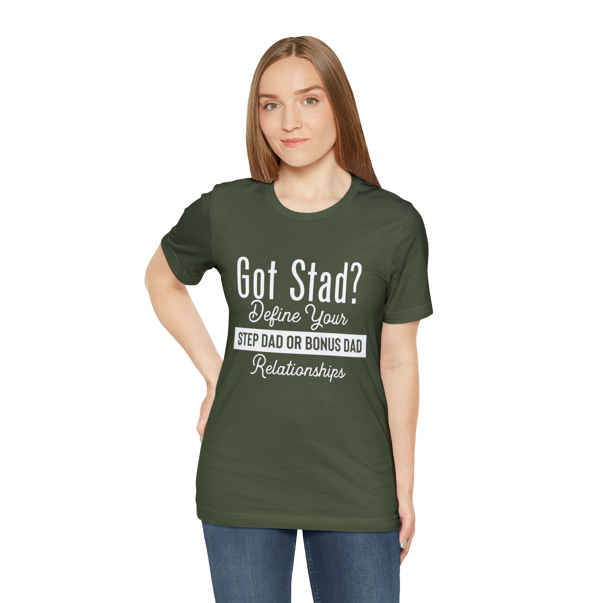 Fathers Day Gift Step Dad Unisex Softstyle T-Shirt Got Stad? Step Dad