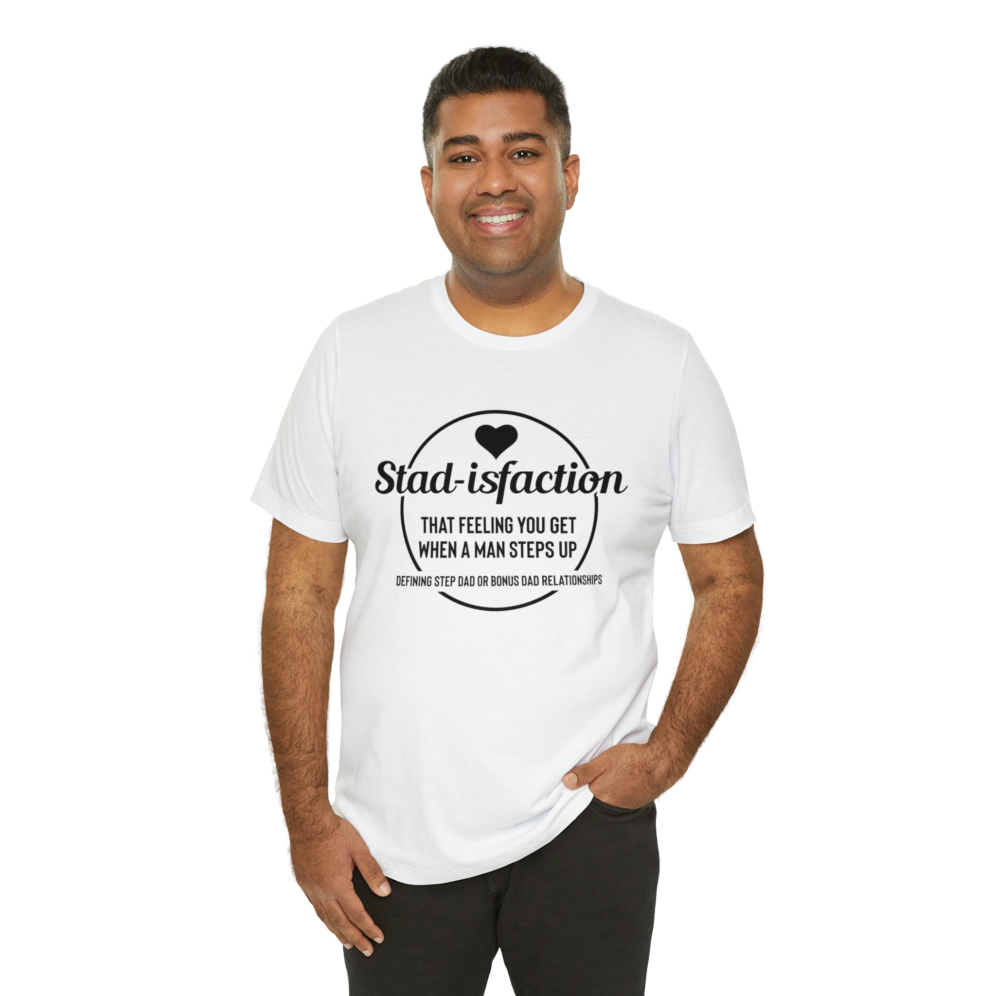 Fathers Day Gift Step Dad Unisex Softstyle T-Shirt Stad-isfaction Step Dad