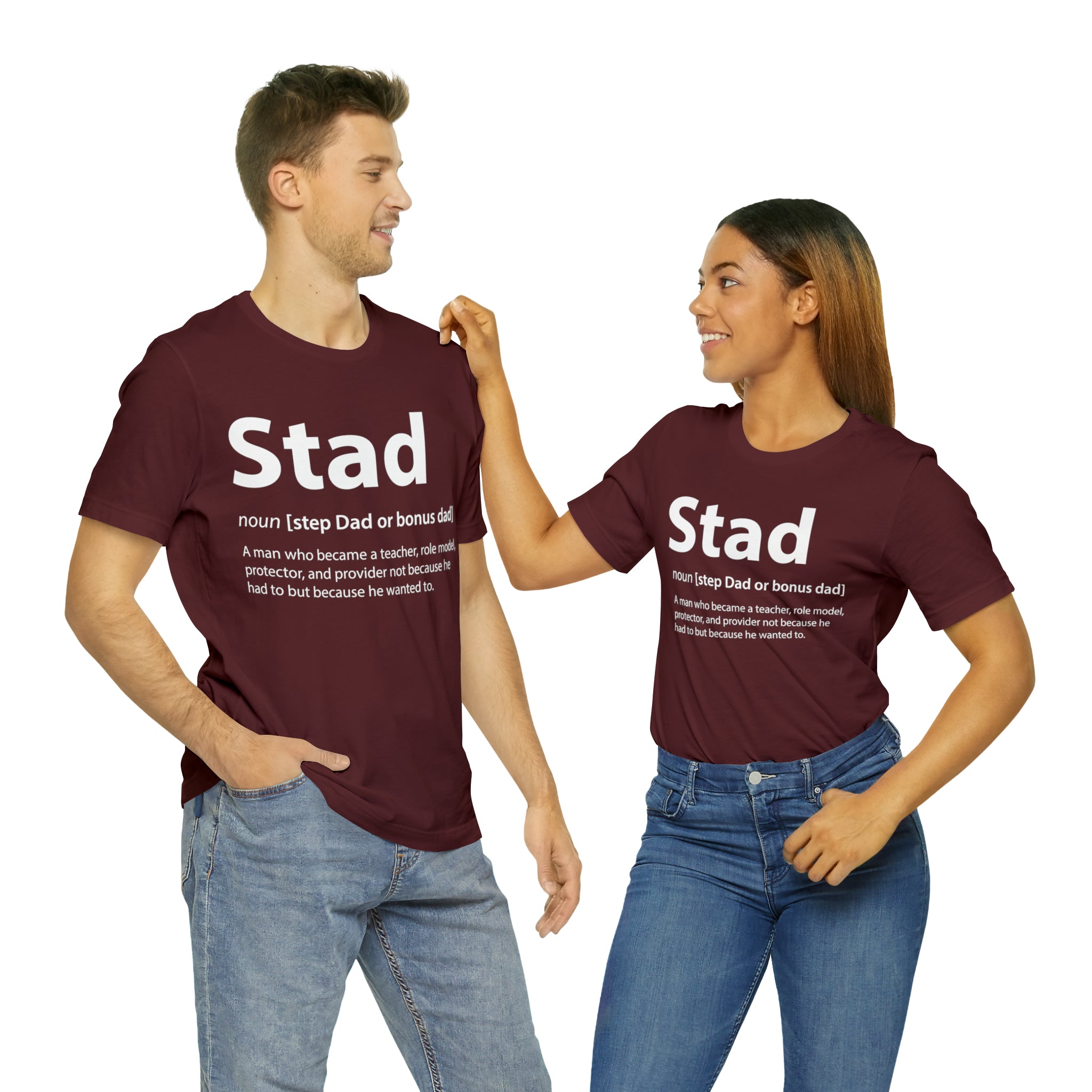 Fathers Day Gift Step Dad Unisex Softstyle T-Shirt Stad Step definition