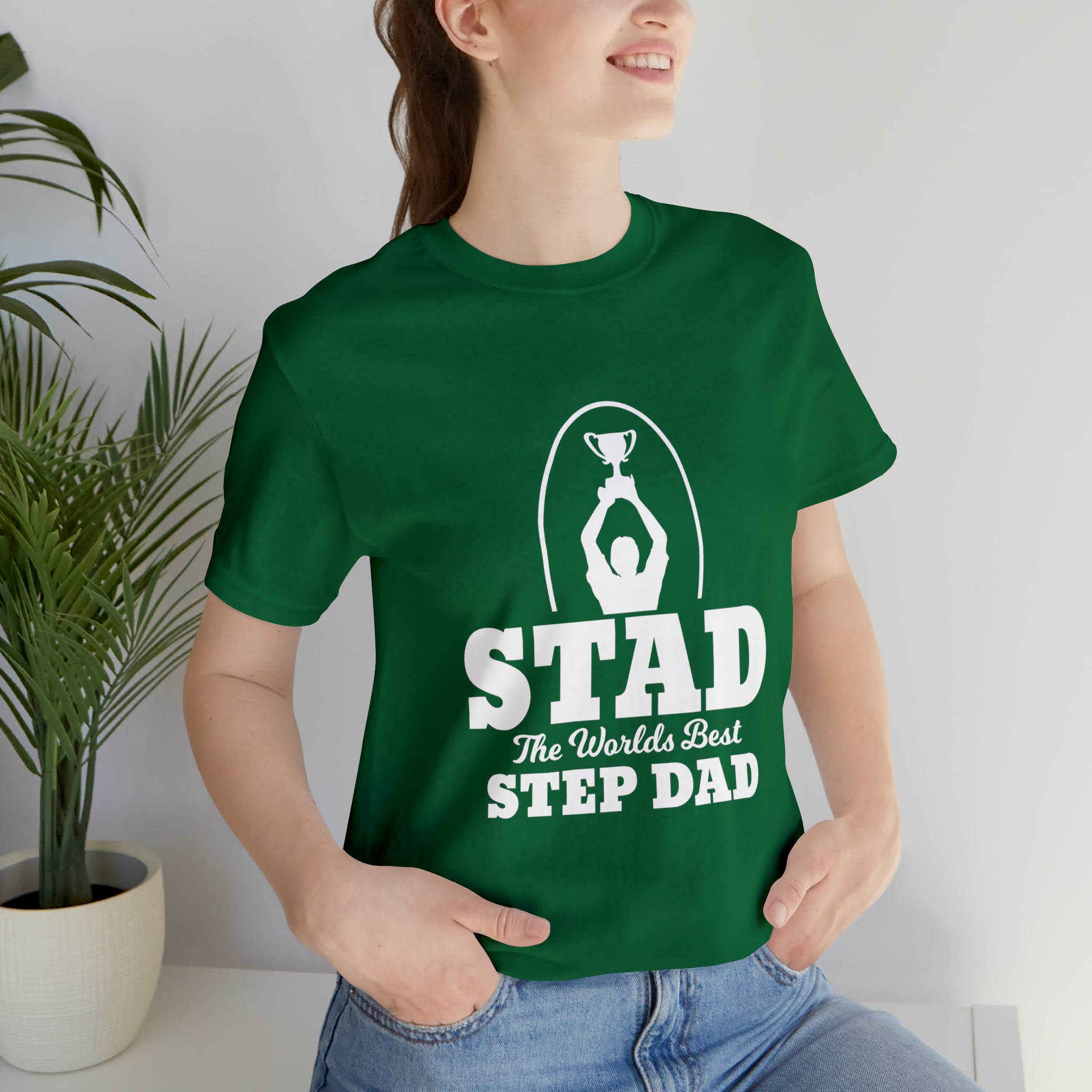Fathers Day Gift Step Dad Unisex Softstyle T-Shirt Stad Worlds Best Step Dad