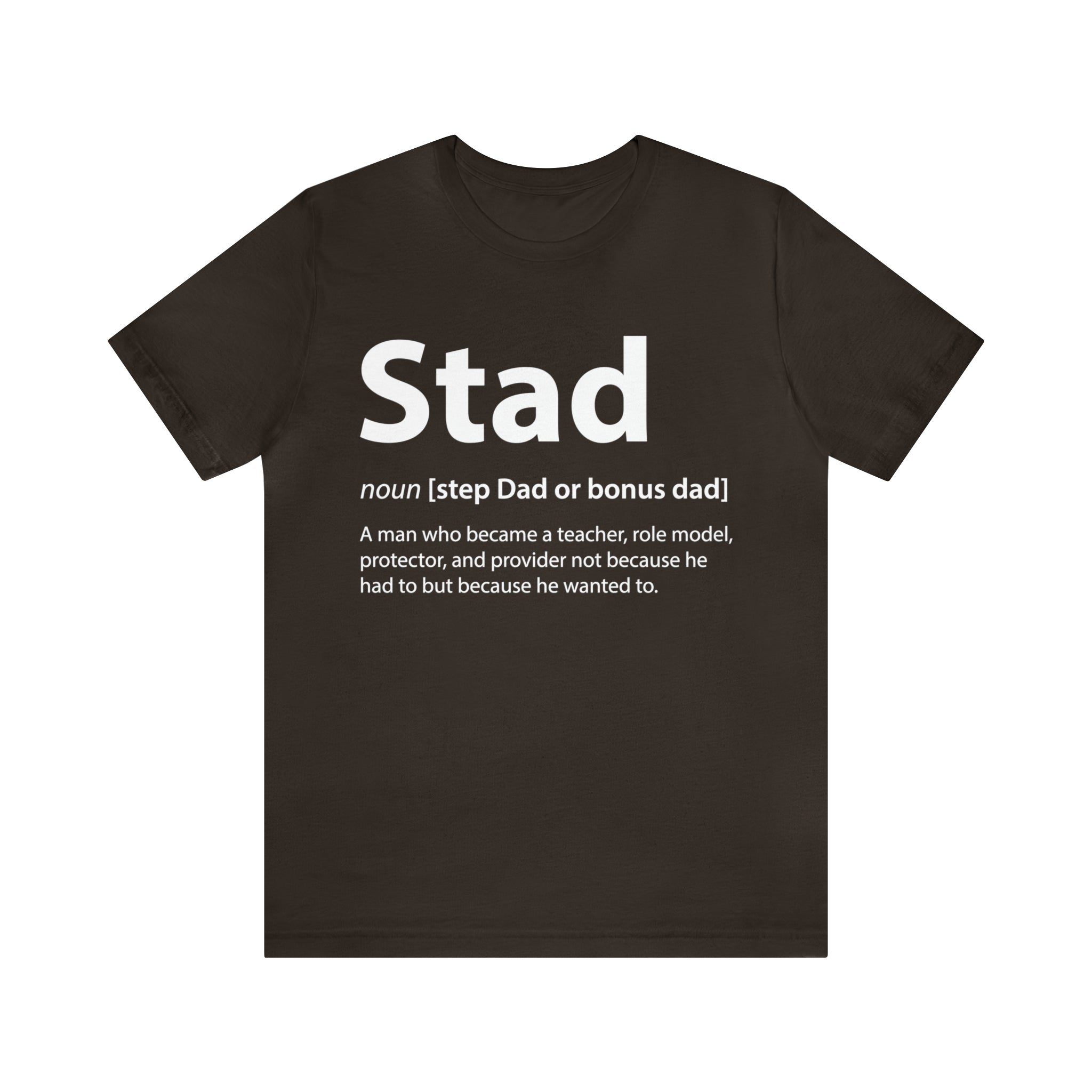 Fathers Day Gift Step Dad Unisex Softstyle T-Shirt Stad Step definition