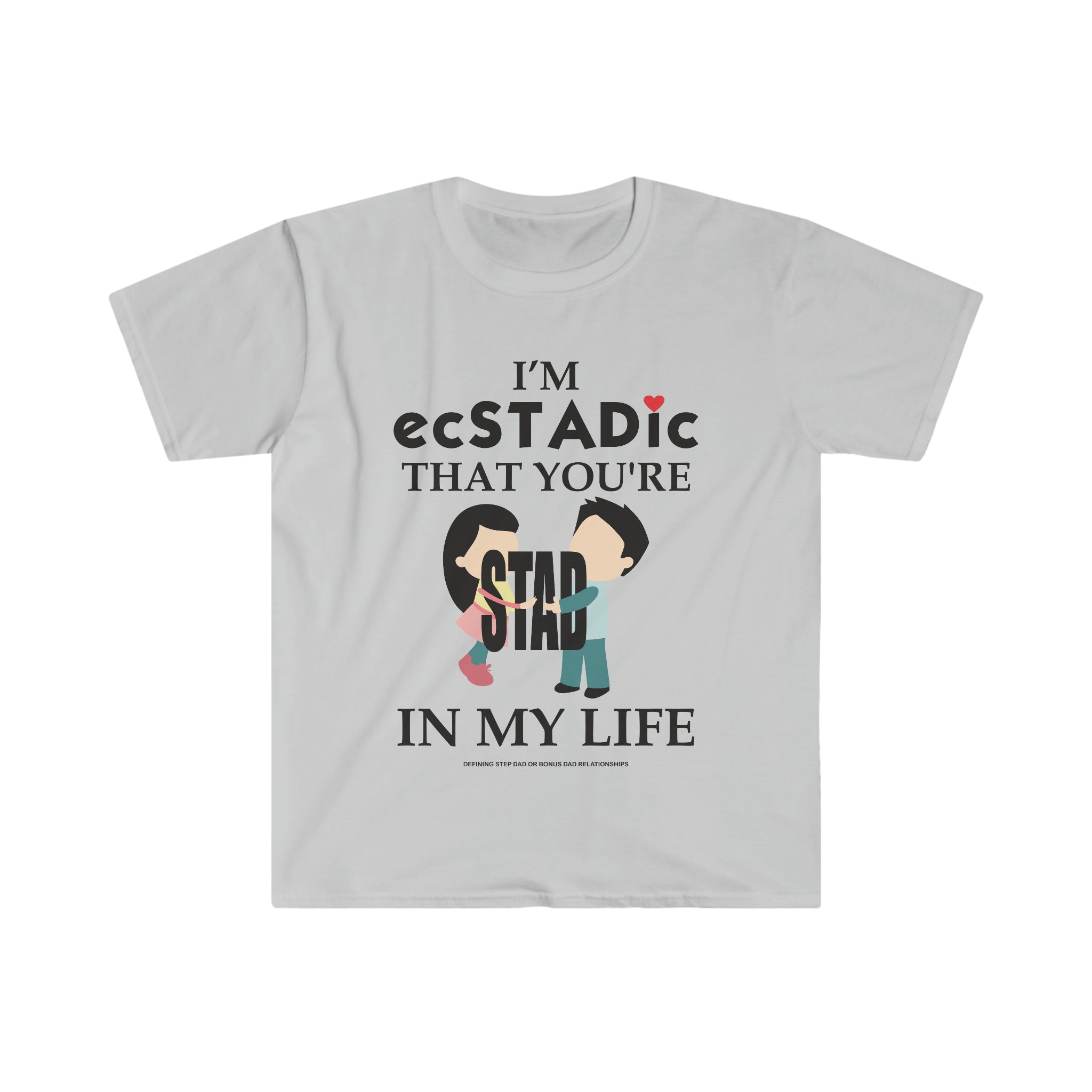 Fathers Day Gift Step Dad Unisex Softstyle T-Shirt ec-Stad_ic step dad