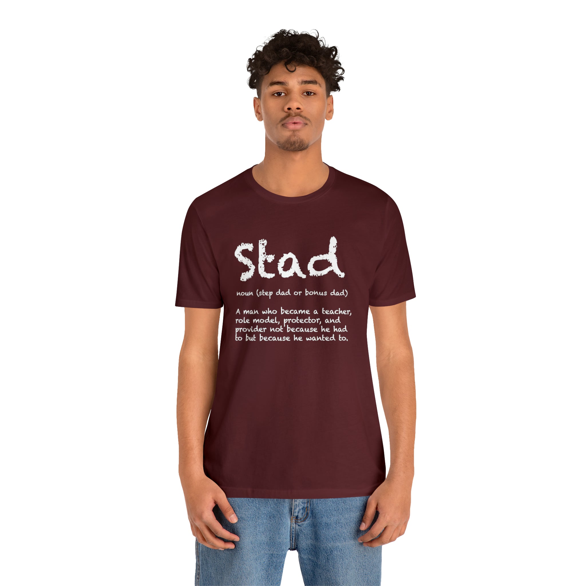 Fathers Day Gift Step Dad Unisex Softstyle T-Shirt Stad Step definition