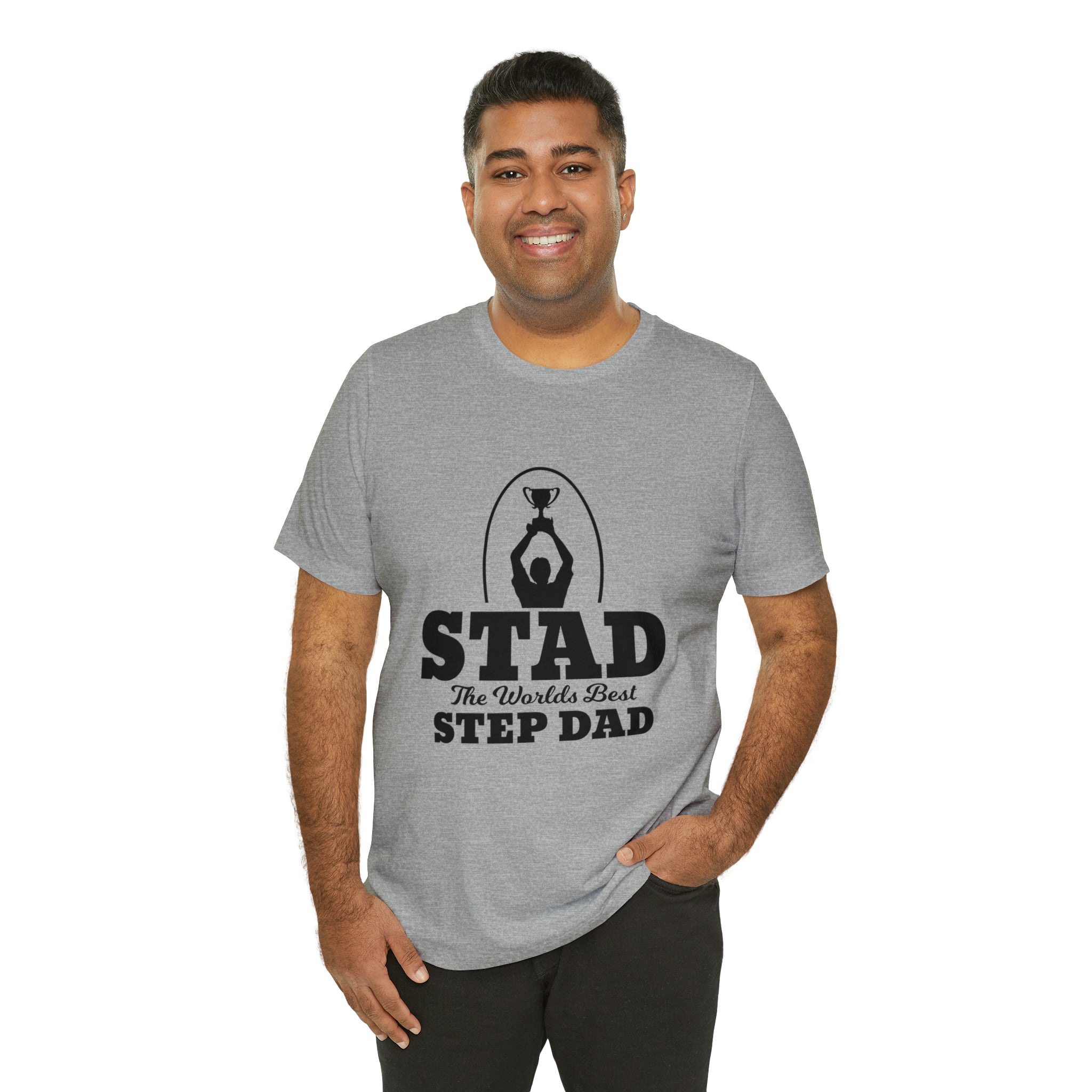 Fathers Day Gift Step Dad Unisex Softstyle T-Shirt Stad Worlds Best Step Dad