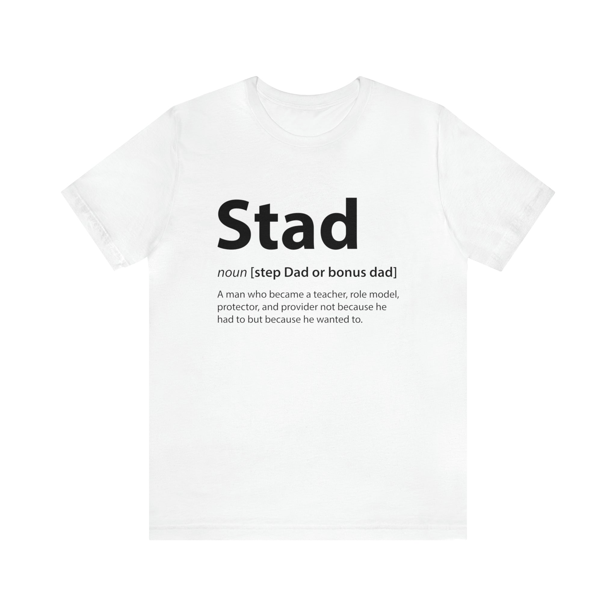 Fathers Day Gift Step Dad Unisex Softstyle T-Shirt Stad Step definition