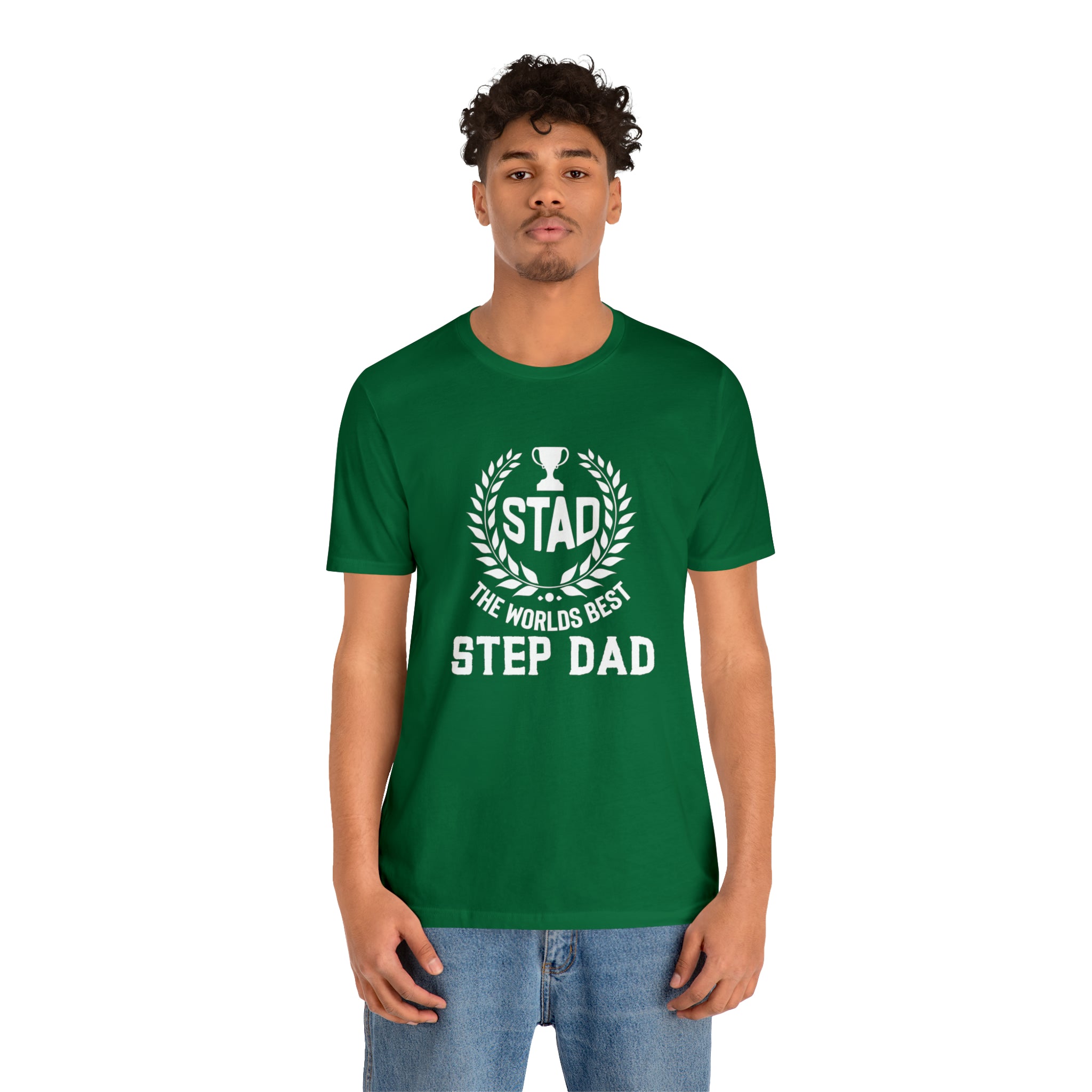 Fathers Day Gift Step Dad Unisex Softstyle T-Shirt Stad Worlds Best Step Dad