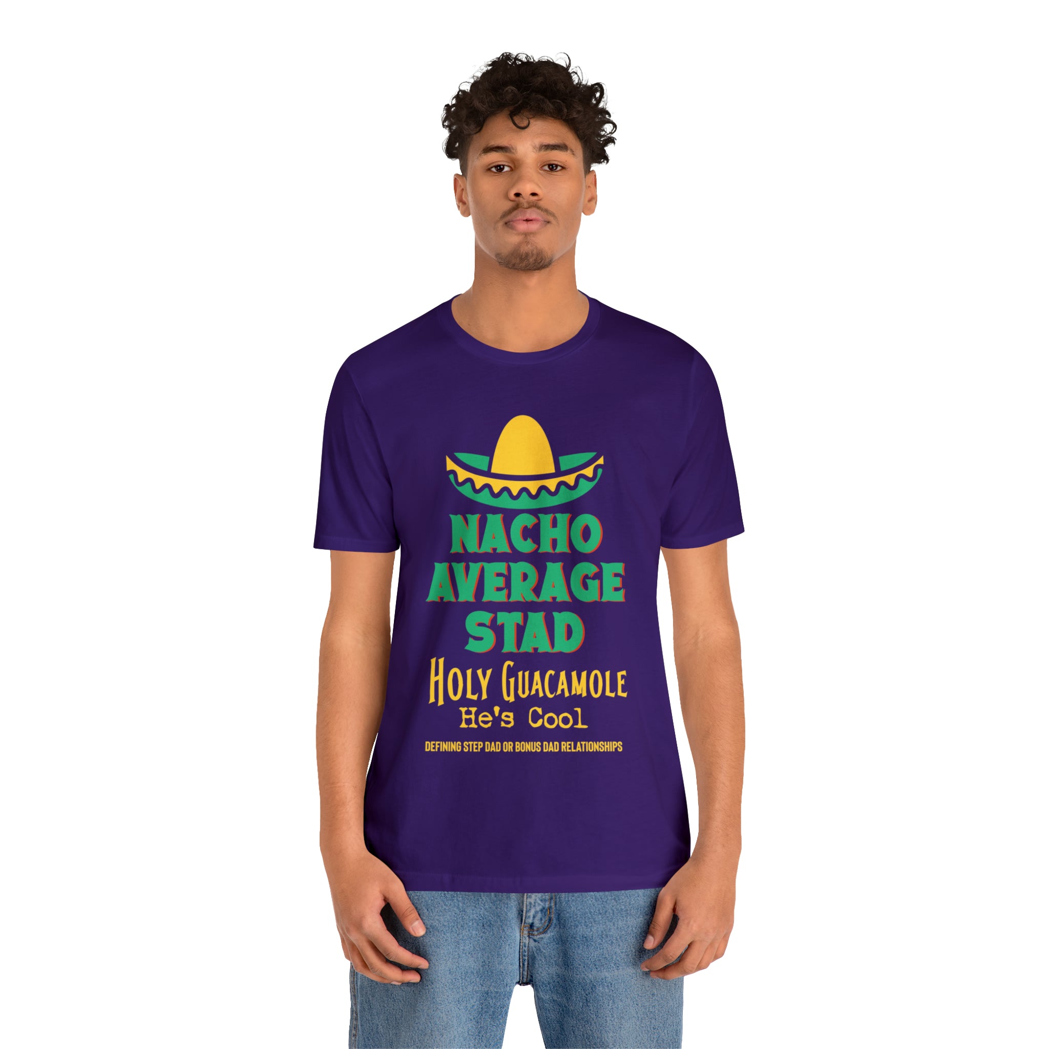 Fathers Day Gift Step Dad Unisex Softstyle T-Shirt Nacho Average Step Dad