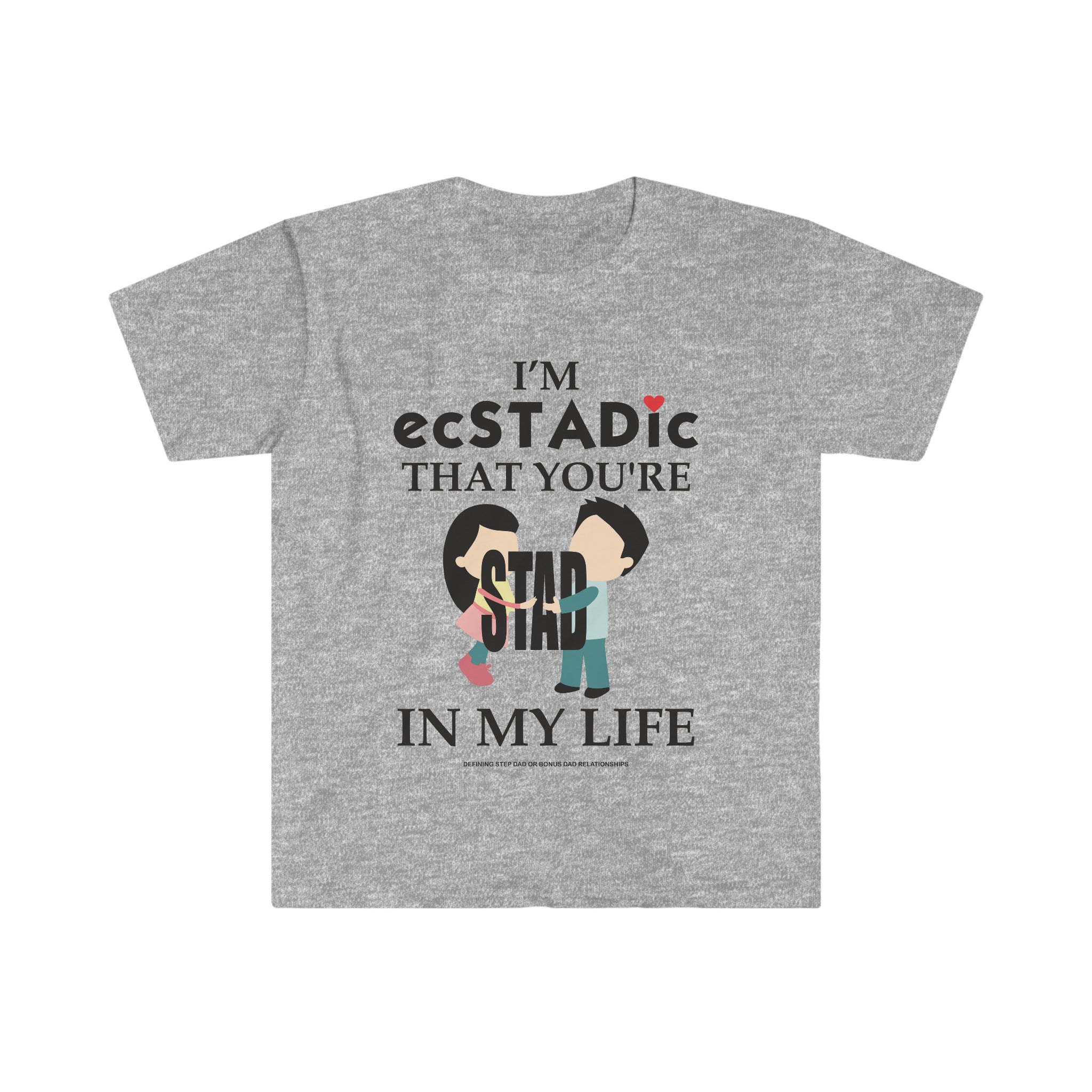 Fathers Day Gift Step Dad Unisex Softstyle T-Shirt ec-Stad_ic step dad