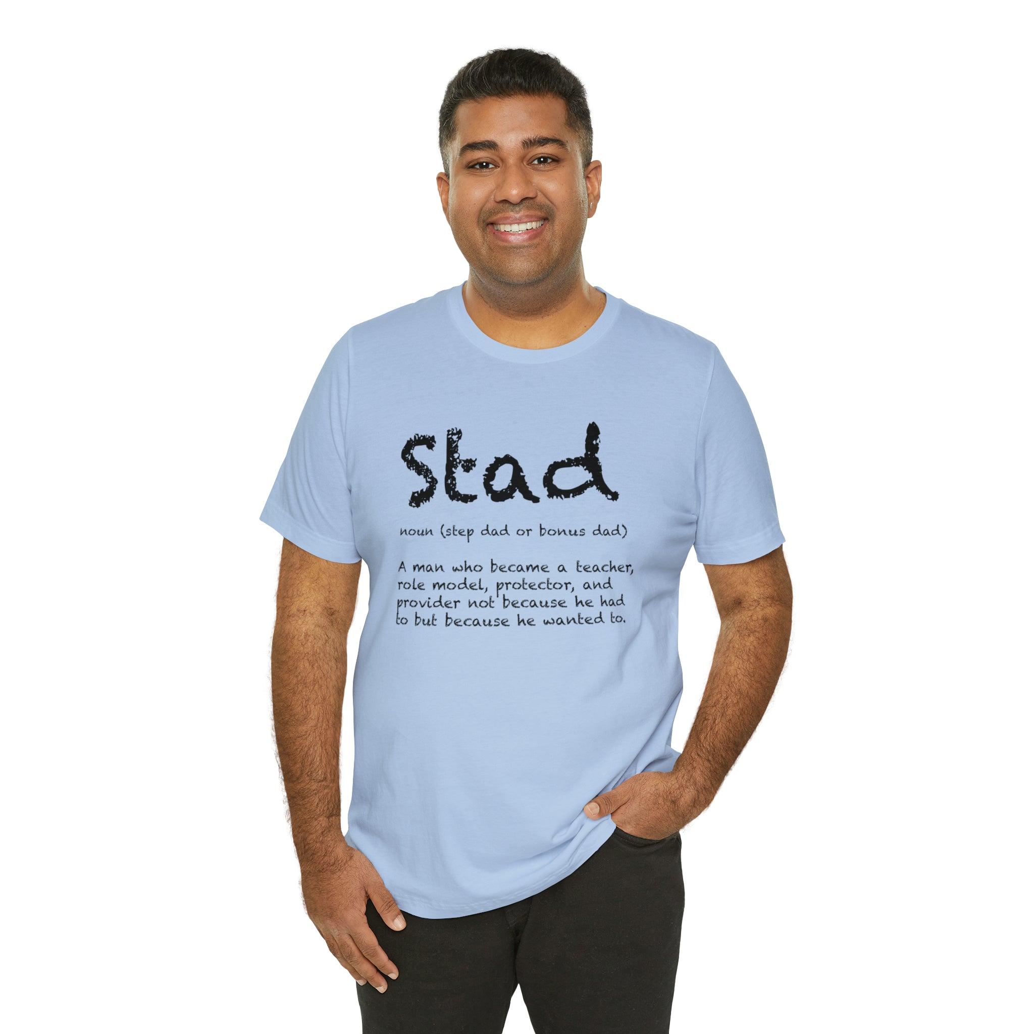 Fathers Day Gift Step Dad Unisex Softstyle T-Shirt Stad Step definition