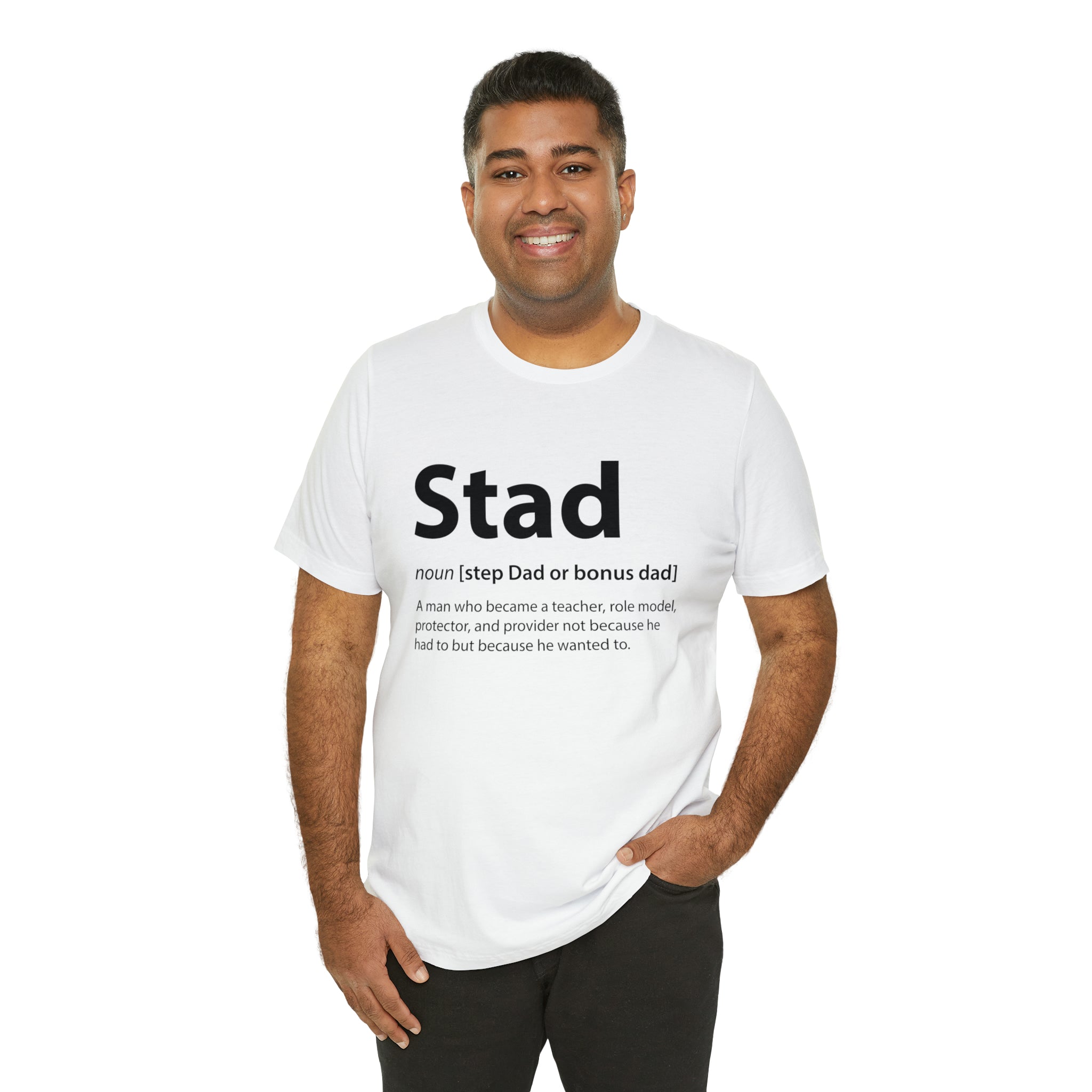 Fathers Day Gift Step Dad Unisex Softstyle T-Shirt Stad Step definition